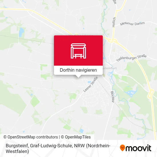 Burgsteinf, Graf-Ludwig-Schule Karte