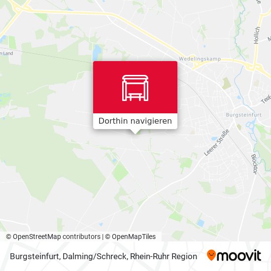 Burgsteinfurt, Dalming/Schreck Karte