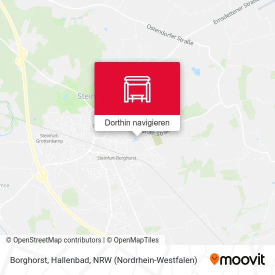 Borghorst, Hallenbad Karte