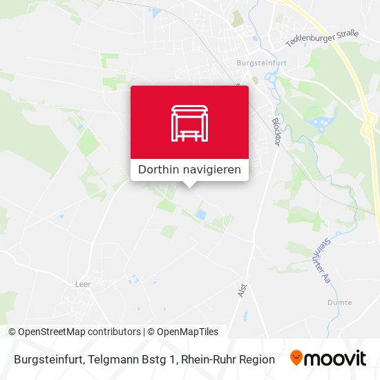 Burgsteinfurt, Telgmann Bstg 1 Karte