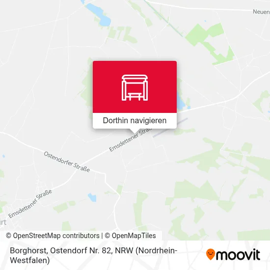 Borghorst, Ostendorf Nr. 82 Karte