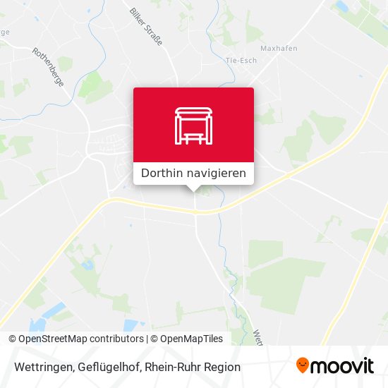 Wettringen, Geflügelhof Karte