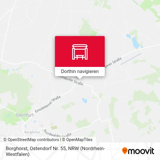 Borghorst, Ostendorf Nr. 55 Karte