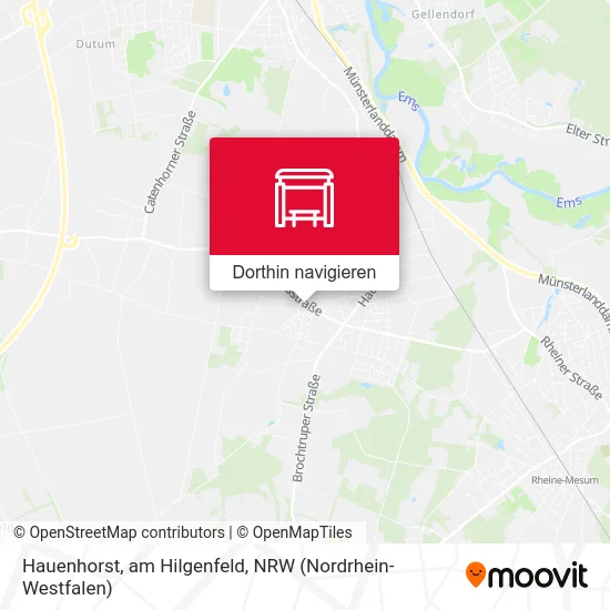 Hauenhorst, am Hilgenfeld Karte
