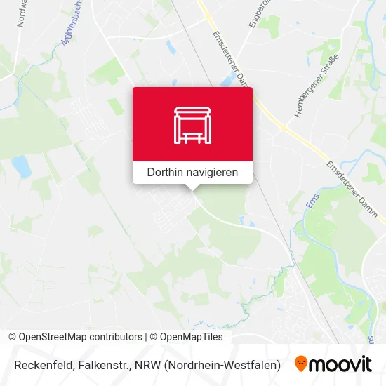 Reckenfeld, Falkenstr. Karte