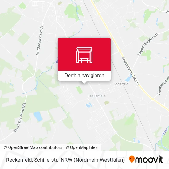 Reckenfeld, Schillerstr. Karte