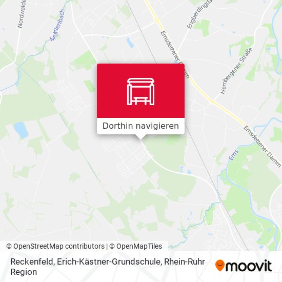 Reckenfeld, Erich-Kästner-Grundschule Karte
