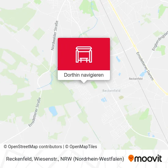 Reckenfeld, Wiesenstr. Karte