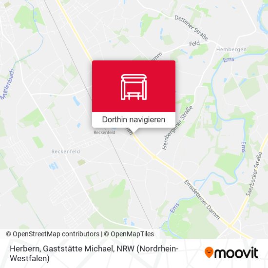 Herbern, Gaststätte Michael Karte