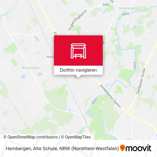 Hembergen, Alte Schule Karte