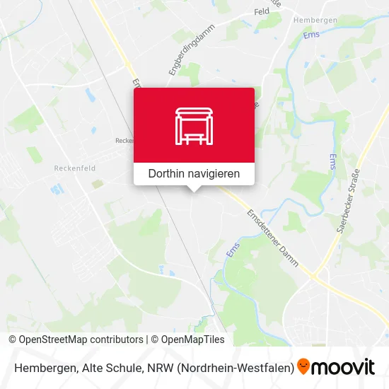 Hembergen, Alte Schule Karte