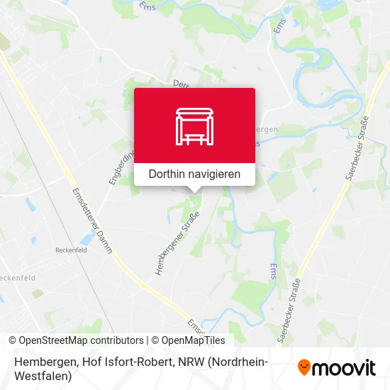 Hembergen, Hof Isfort-Robert Karte