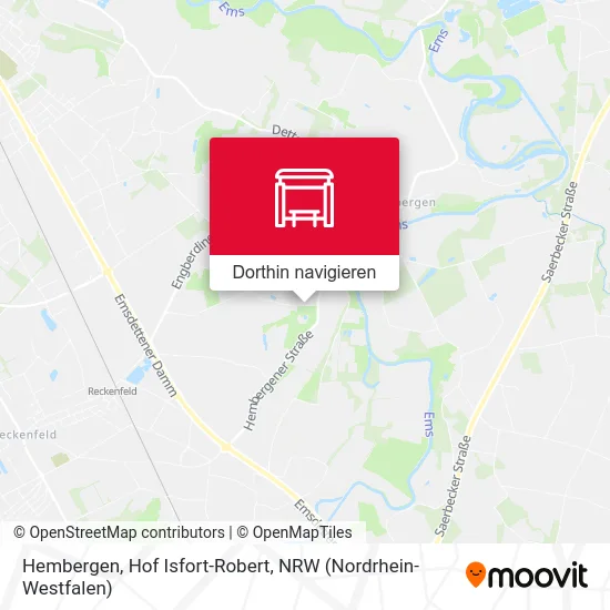 Hembergen, Hof Isfort-Robert Karte