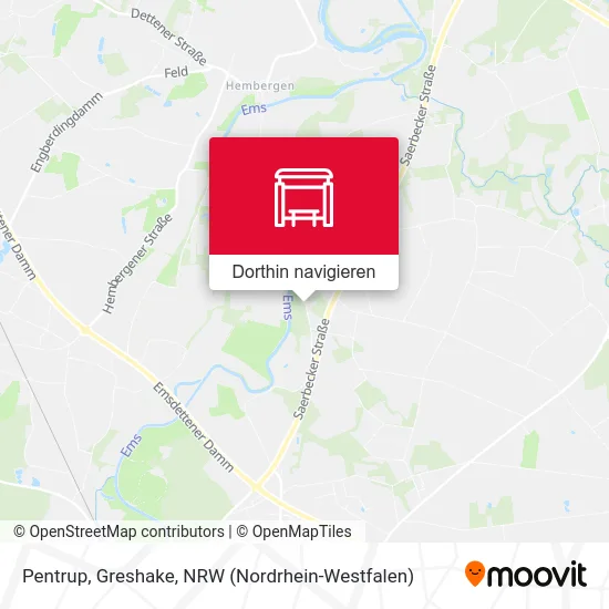 Pentrup, Greshake Karte