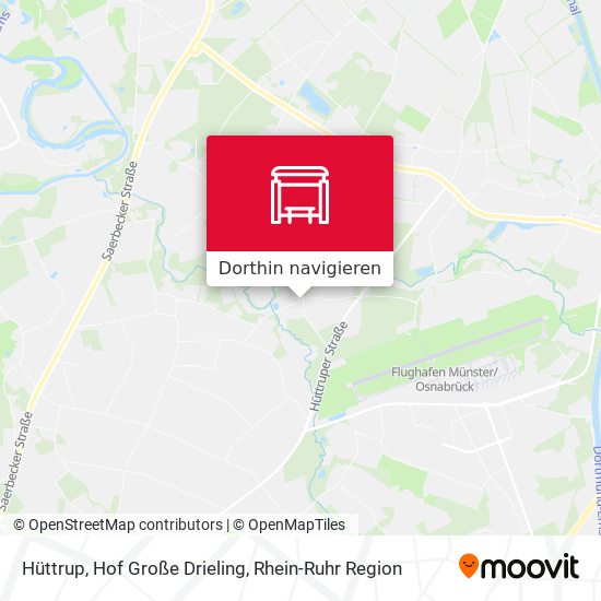 Hüttrup, Hof Große Drieling Karte