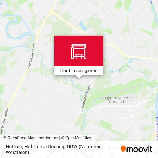 Hüttrup, Hof Große Drieling Karte