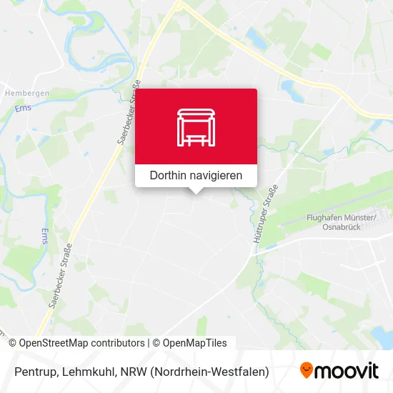 Pentrup, Lehmkuhl Karte