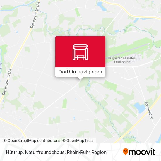 Hüttrup, Naturfreundehaus Karte