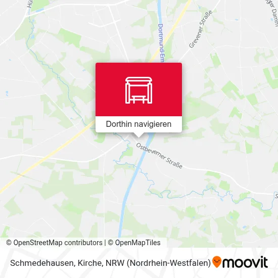 Schmedehausen, Kirche Karte