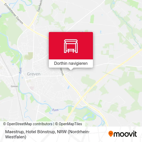 Maestrup, Hotel Bönstrup Karte