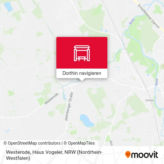 Westerode, Haus Vogeler Karte