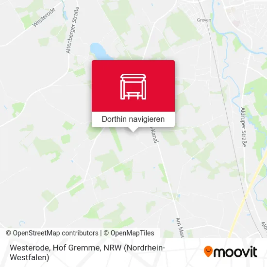 Westerode, Hof Gremme Karte