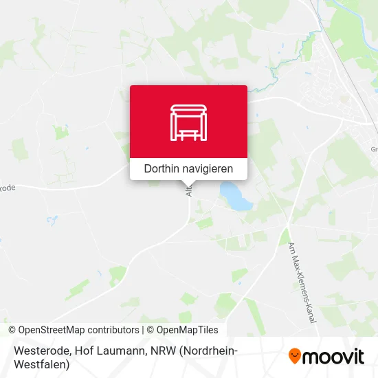 Westerode, Hof Laumann Karte