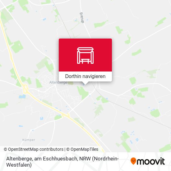 Altenberge, am Eschhuesbach Karte