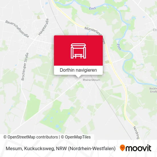 Mesum, Kuckucksweg Karte