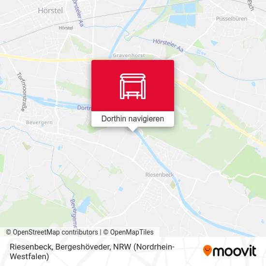 Riesenbeck, Bergeshöveder Karte