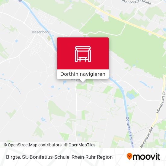 Birgte, St.-Bonifatius-Schule Karte