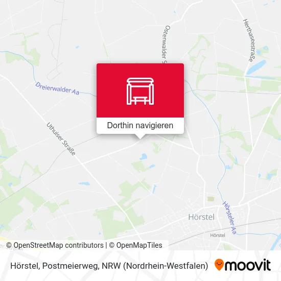 Hörstel, Postmeierweg Karte