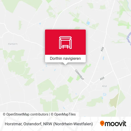 Horstmar, Ostendorf Karte