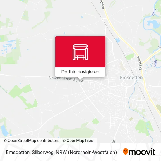 Emsdetten, Silberweg Karte