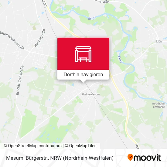 Mesum, Bürgerstr. Karte