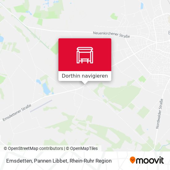 Emsdetten, Pannen Libbet Karte