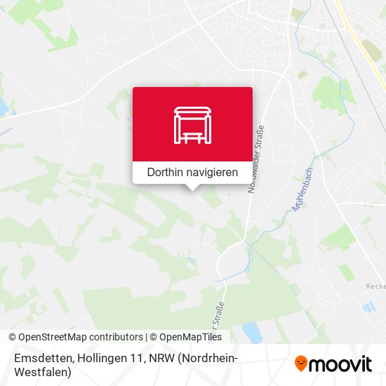 Emsdetten, Hollingen 11 Karte