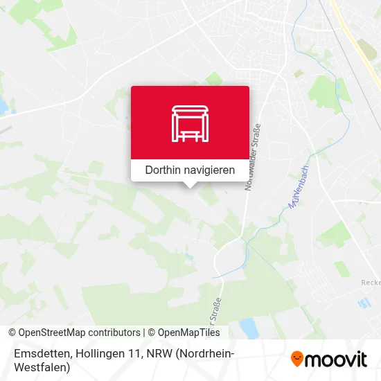 Emsdetten, Hollingen 11 Karte