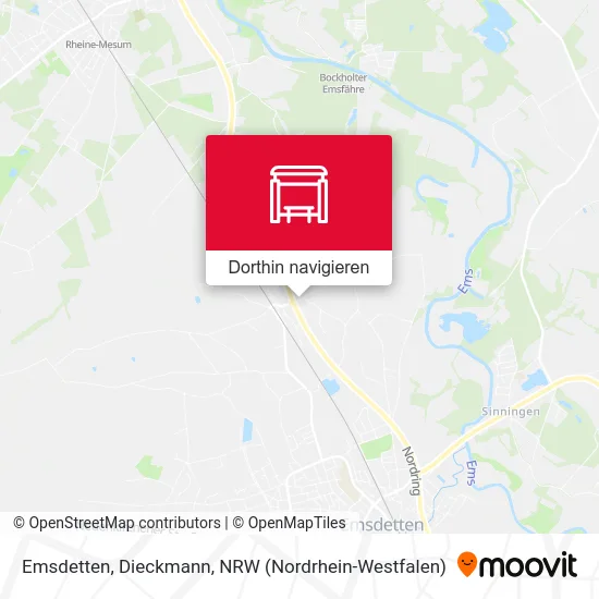 Emsdetten, Dieckmann Karte