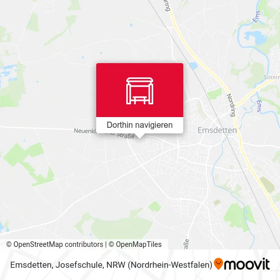 Emsdetten, Josefschule Karte