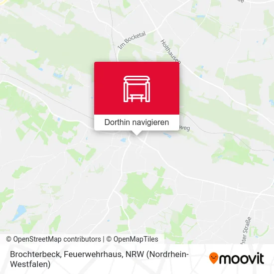 Brochterbeck, Feuerwehrhaus Karte