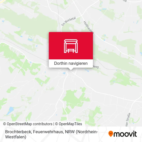 Brochterbeck, Feuerwehrhaus Karte