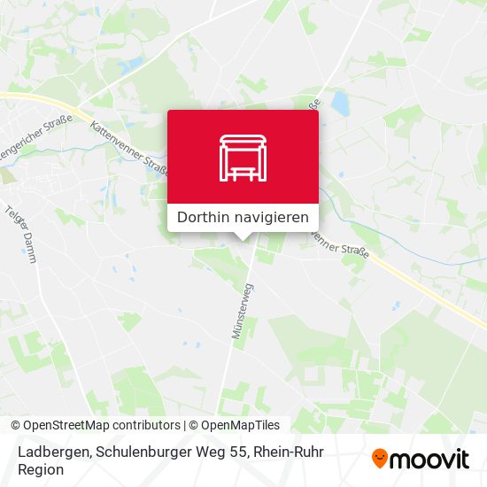 Ladbergen, Schulenburger Weg 55 Karte