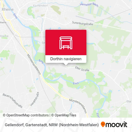 Gellendorf, Gartenstadt Karte