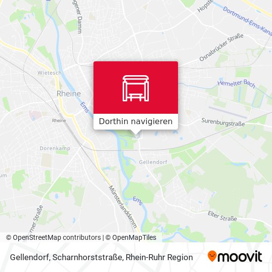 Gellendorf, Scharnhorststraße Karte