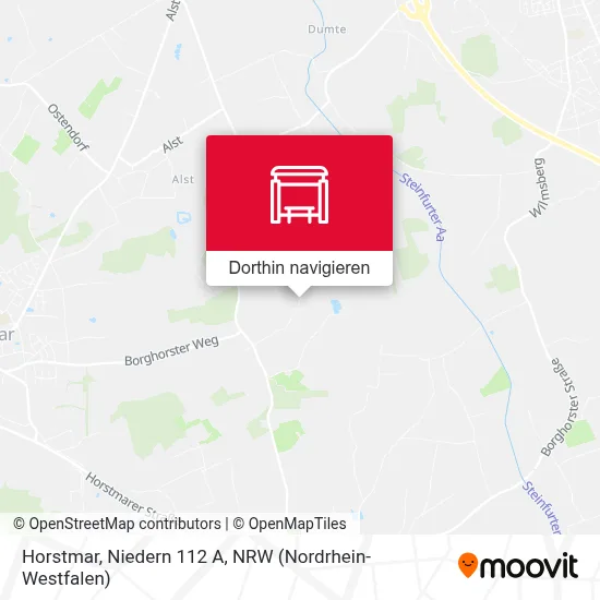 Horstmar, Niedern 112 A Karte