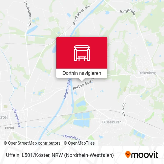 Uffeln, L501/Köster Karte