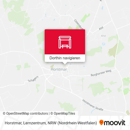 Horstmar, Lernzentrum Karte
