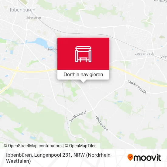 Ibbenbüren, Langenpool 231 Karte