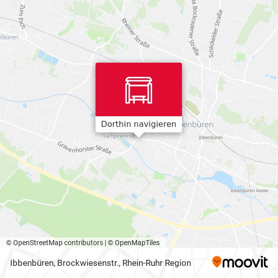 Ibbenbüren, Brockwiesenstr. Karte